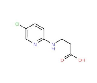 3-(5-Chloro-pyridin-2-ylamino)-propionic acid - chemical structure image