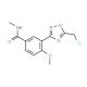 3-[5-(Chloromethyl)-1,2,4-oxadiazol-3-yl]-4-methoxy-N-methylbenzamide - chemical structure image