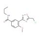 3-[5-(Chloromethyl)-1,2,4-oxadiazol-3-yl]-4-methoxy-N-propylbenzamide - chemical structure image
