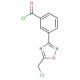 3-[5-(Chloromethyl)-1,2,4-oxadiazol-3-yl]-benzoyl chloride - chemical structure image