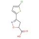 3-(5-chlorothiophen-2-yl)-4,5-dihydro-1,2-oxazole-5-carboxylic acid - chemical structure image