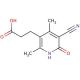 3-(5-cyano-2,4-dimethyl-6-oxo-1,6-dihydropyridin-3-yl)propanoic acid - chemical structure image