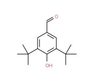 3,5-Di-tert-butyl-4-hydroxybenzaldehyde (CAS 1620-98-0) - chemical structure image