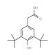 3,5-Di-tert-butyl-4-hydroxyphenylacetic acid (CAS 1611-03-6) - chemical structure image