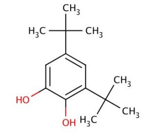 3,5-Di-tert-butylcatechol (CAS 1020-31-1) - chemical structure image