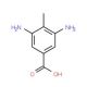 3,5-diamino-4-methylbenzoic acid (CAS 6633-36-9) - chemical structure image