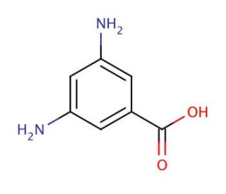 3,5-Diaminobenzoic acid (CAS 535-87-5) - chemical structure image