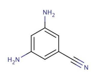 3,5-Diaminobenzonitrile (CAS 33786-93-5) - chemical structure image