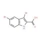 3,5-Dibromo-1H-indole-2-carboxylic acid (CAS 98591-49-2) - chemical structure image