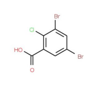 3,5-dibromo-2-chlorobenzoic acid - chemical structure image