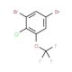 3,5-Dibromo-2-chlorotrifluoromethoxybenzene - chemical structure image