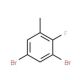 3,5-Dibromo-2-fluorotoluene - chemical structure image