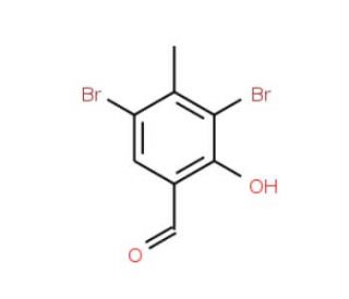 3,5-Dibromo-2-hydroxy-4-methyl-benzaldehyde - chemical structure image