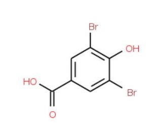 3,5-Dibromo-4-hydroxybenzoic acid (CAS 3337-62-0) - chemical structure image
