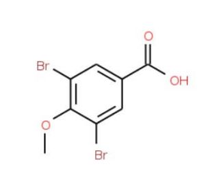 3,5-Dibromo-4-methoxybenzoic acid (CAS 4073-35-2) - chemical structure image