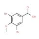 3,5-Dibromo-4-methoxybenzoic acid (CAS 4073-35-2) - chemical structure image