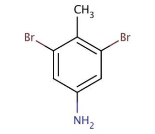 3,5-Dibromo-4-methylaniline (CAS 13194-73-5) - chemical structure image