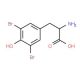 3,5-Dibromo-D-tyrosine (CAS 50299-42-8) - chemical structure image