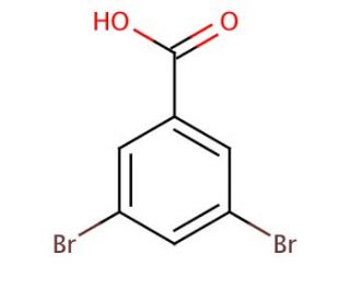 3,5-Dibromobenzoic acid (CAS 618-58-6) - chemical structure image