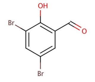 3,5-Dibromosalicylaldehyde (CAS 90-59-5) - chemical structure image