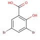 3,5-Dibromosalicylic acid (CAS 3147-55-5) - chemical structure image