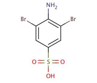 3,5-Dibromosulfanilic acid sodium salt (CAS 78824-10-9) - chemical structure image