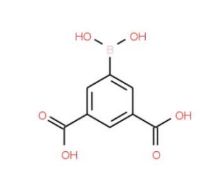 3,5-Dicarboxyphenylboronic acid (CAS 881302-73-4) - chemical structure image
