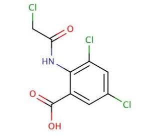 3,5-Dichloro-2-(2-chloro-acetylamino)-benzoic acid - chemical structure image