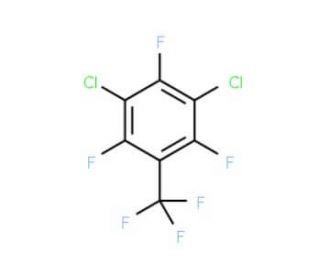 3,5-Dichloro-2,4,6-trifluorobenzotrifluoride (CAS 4284-10-0) - chemical structure image