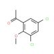 3,5-Dichloro-2-methoxyacetophenone - chemical structure image
