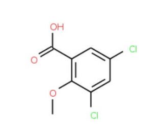 3,5-dichloro-2-methoxybenzoic acid (CAS 22775-37-7) - chemical structure image