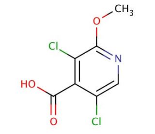 3,5-Dichloro-2-methoxyisonicotinic acid - chemical structure image