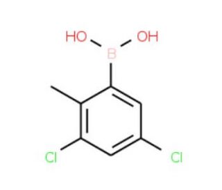 3,5-Dichloro-2-methylphenylboronic acid (CAS 957120-97-7) - chemical structure image