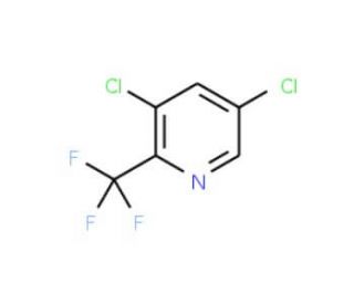 3,5-Dichloro-2-(trifluoromethyl)pyridine (CAS 7655-72-3) - chemical structure image