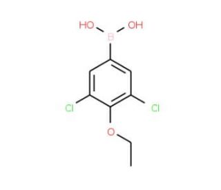 3,5-Dichloro-4-ethoxyphenylboronic acid (CAS 1107604-10-3) - chemical structure image