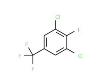 3,5-Dichloro-4-iodobenzotrifluoride (CAS 175205-56-8) - chemical structure image