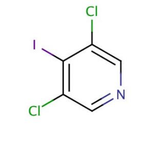3,5-Dichloro-4-iodopyridine (CAS 343781-41-9) - chemical structure image