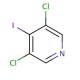 3,5-Dichloro-4-iodopyridine (CAS 343781-41-9) - chemical structure image