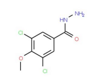 3,5-Dichloro-4-methoxybenzenecarbohydrazide (CAS 22631-59-0) - chemical structure image