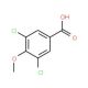 3,5-dichloro-4-methoxybenzoic acid (CAS 41727-58-6) - chemical structure image
