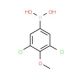 3,5-Dichloro-4-methoxyphenylboronic acid (CAS 175883-61-1) - chemical structure image