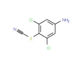3,5-Dichloro-4-thiocyanatoaniline (CAS 7494-00-0) - chemical structure image
