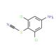 3,5-Dichloro-4-thiocyanatoaniline (CAS 7494-00-0) - chemical structure image