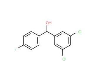 3,5-Dichloro-4&prime;-fluorobenzhydrol - chemical structure image