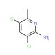 3,5-Dichloro-6-methyl-pyridin-2-ylamine (CAS 22137-52-6) - chemical structure image