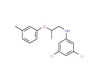 3,5-Dichloro-N-[2-(3-methylphenoxy)propyl]aniline - chemical structure image