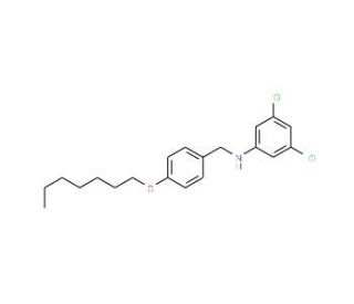 3,5-Dichloro-N-[4-(heptyloxy)benzyl]aniline - chemical structure image