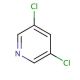 3,5-Dichloropyridine (CAS 2457-47-8) - chemical structure image