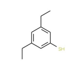 3,5-Diethylbenzenethiol - chemical structure image