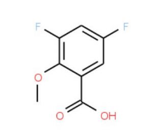 3,5-Difluoro-2-methoxybenzoic acid (CAS 180068-67-1) - chemical structure image